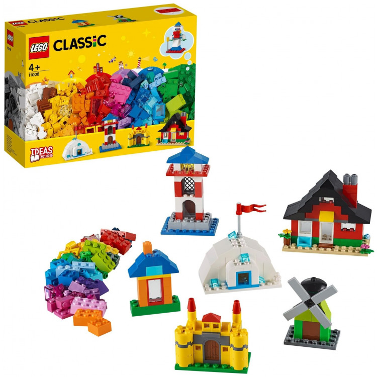 LEGO Classic domčeky + kocky 